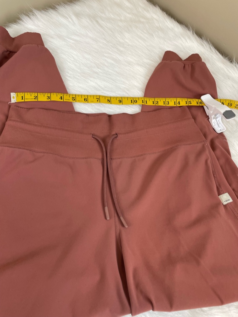 Vuori Daily Jogger Rosebud  High-Waist Drawstring Joggers Large - Picture 5 of 12